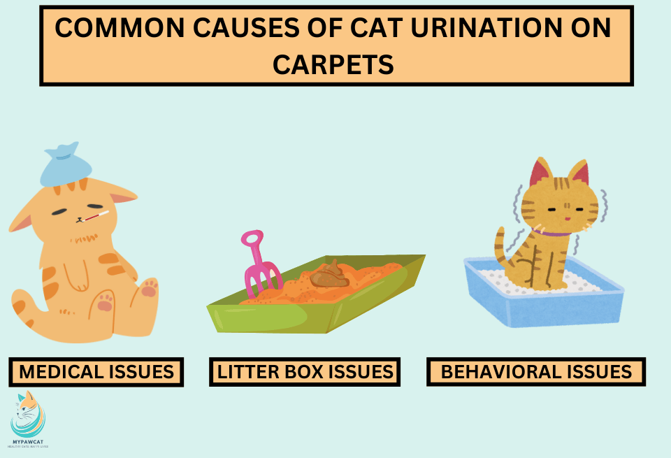 Common Causes of Cat Urination on Carpets