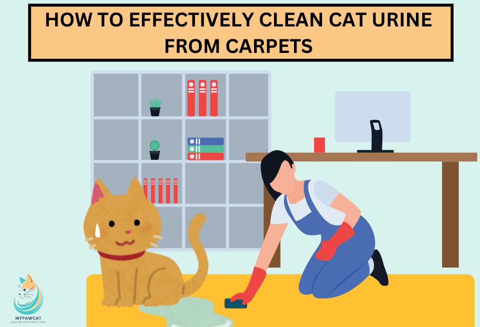 How to Effectively Clean Cat Urine from Carpets