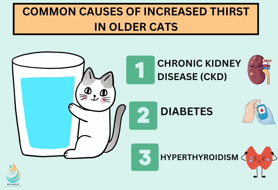 Common Causes of Increased Thirst in Older Cats