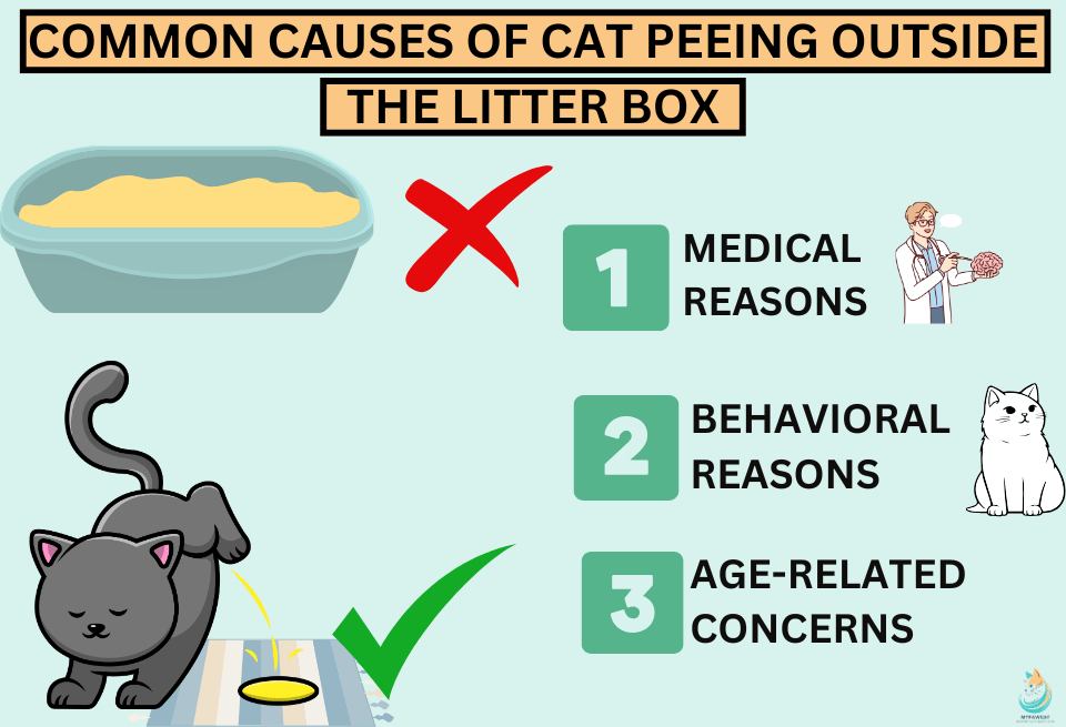 Common Causes of Cat Peeing Outside the Litter Box