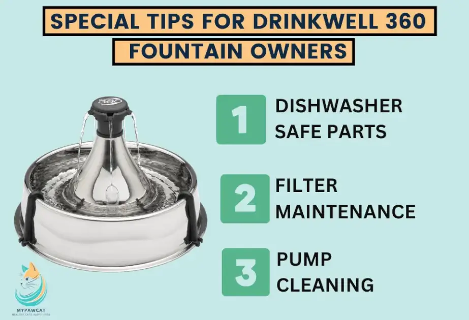Special Tips for Drinkwell 360 Fountain Owners