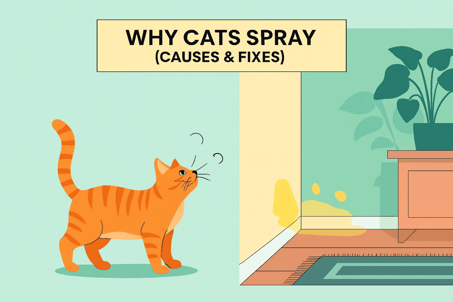 Cat Spraying behavior