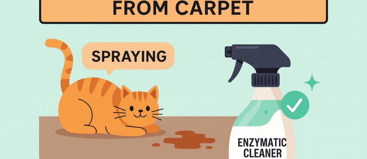 cleaning method of cat pee from carpet