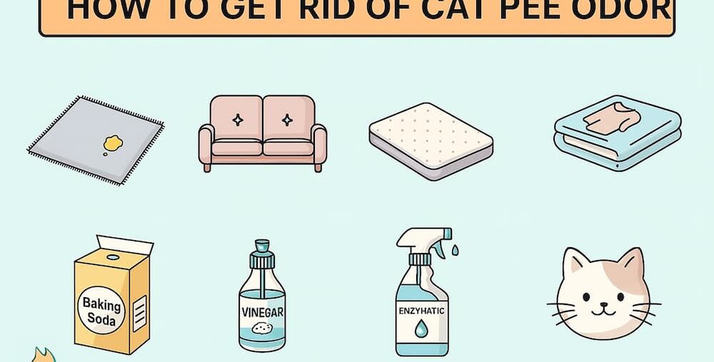 Hoe to get rid of cat pee odor