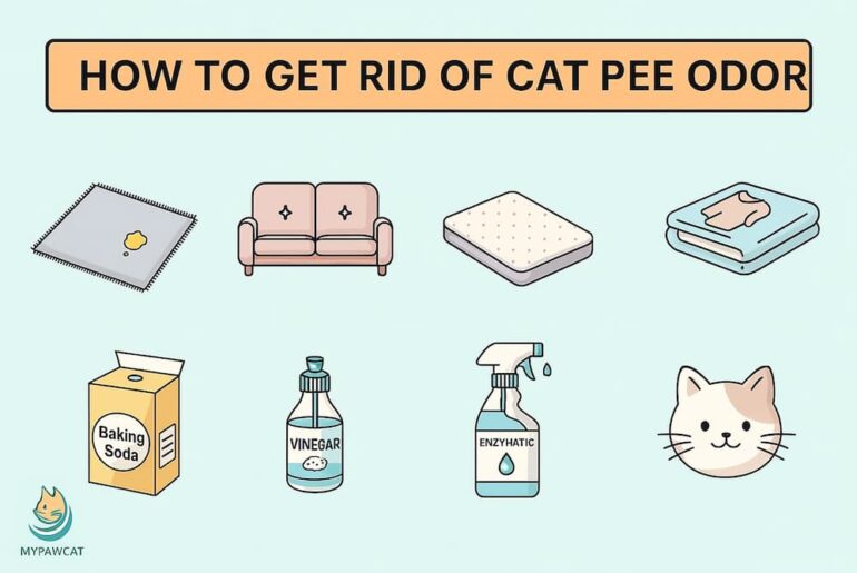 Hoe to get rid of cat pee odor