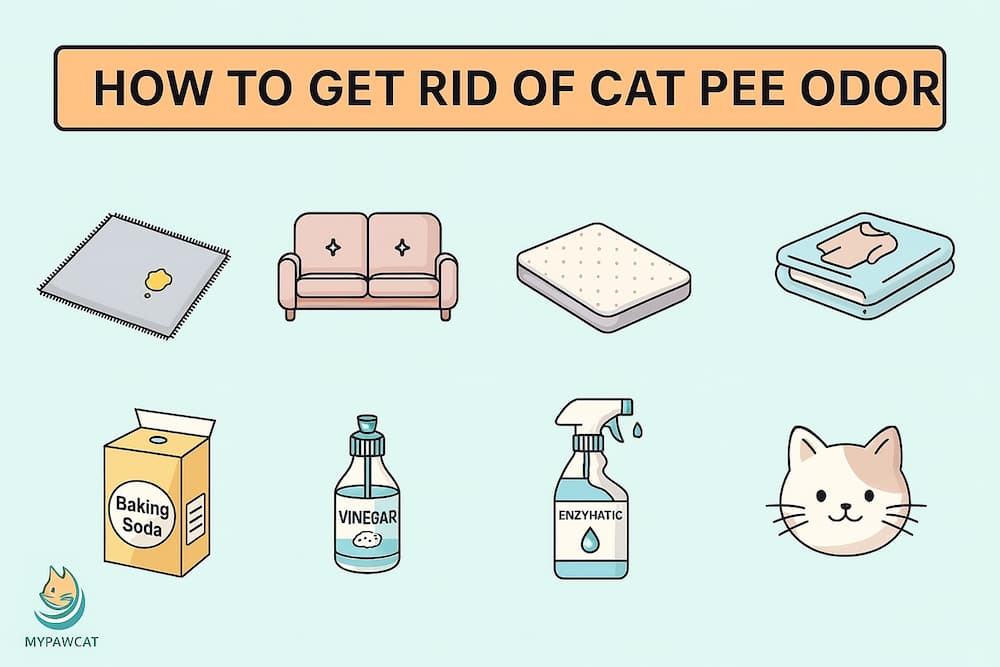 Hoe to get rid of cat pee odor