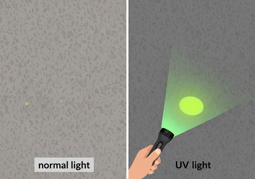 UV light to identify cat pee