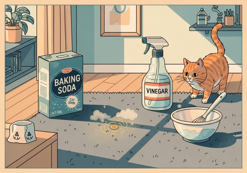 Home remedies to eliminate cat pee odor